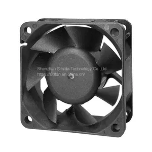 6cm 6025 12V 4-Wire PWM Temperature Max Airflow Rate Fan thumbnail-1