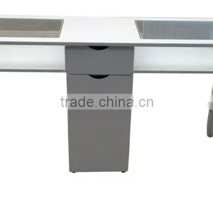 Salon Equipment:Double Nail Table, Manicure Table Nail Salon Furniture thumbnail-2