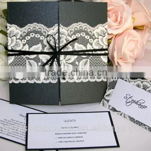 Kerala Christian Customized Lace Ribbons Greeting Card Guangzhou thumbnail-1