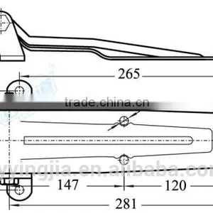 01164 Caravan Door Hinge Truck Body Parts thumbnail-3