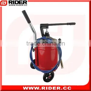 5kg 3500psi Hand Operated Barrel Grease Pump With Wheel thumbnail-1
