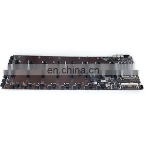 B75 8GPU Motherboard 65mm LGA 1155 For RX/GTX10/GTX20/GTX30 Series DDR3 8 Graphics Cards Mainboard thumbnail-3
