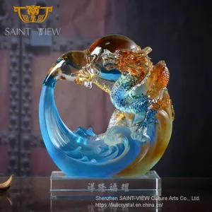 Liuli Crystal Chinese Feng Shui Lucky Fortune Money Tree Craft thumbnail-4