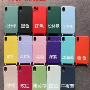 2023 Latest Apple Silicone With Strap Casing For IPhone 6 7 8 Plus X Xr 11 12 13 14 Pro Max For IPhone Clear Case thumbnail-1