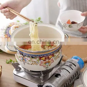 Induction Cooker Hot-Sale Wholesale Deep Shape Stewpot Cokking Enamel Pot thumbnail-3