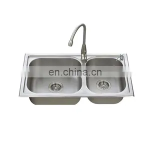Double Bowl Undermount Sinks Steel Kitchen Sink Supplier thumbnail-1