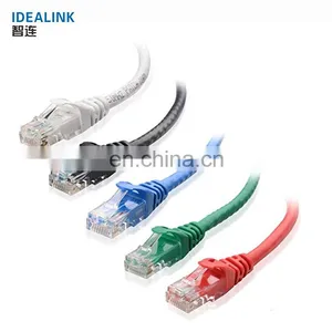 Factory Price 10m 100m Multi-color 24awg 4 Pair Cat6 Utp Data Cable Patch Cord Cat 6 Patch Cords thumbnail-1