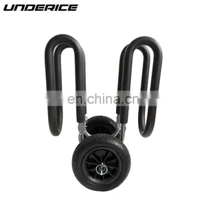 UICE Single SUP Trolley Portable Aluminum Kayak Canoe Cart Fishing Kayak Transport Trolley Surfboard Cart thumbnail-1