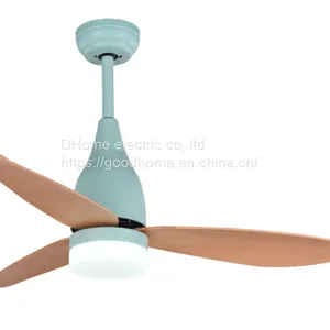 Fan Light Household 44 Inch Living Room Ceiling Fan Light Restaurant Variable Frequency Makaron Electric Fan Light（Wechat:13510231336） thumbnail-1