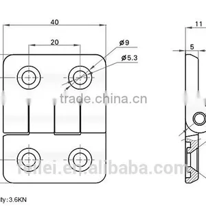 China Trade Assurance Supplier Zinc Plated Hinge thumbnail-6