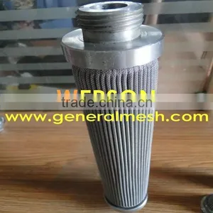 Mahle Hydraulic Oil Filter Element ,pleated Filter Cartridge in 316 S.s Mesh thumbnail-1