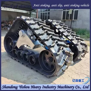 Corn Harvester Modified With Anti Sinking Half Chain Rail for Mud Harvesting, no Worries thumbnail-2
