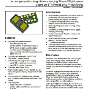 VL53L1CXV0FY/1 Package: LGA-12 Position Sensor ST Original Stock thumbnail-1