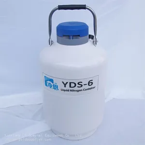 Ultra Low Evaporation Liquid Nitrogen Container of Storage Animal Semen 6L thumbnail-5