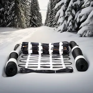 Driveway Snow Melting Rubber Mat Tile Gutter and Roof Snow Melting Mat With Thermostats thumbnail-6