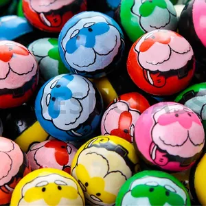 Factory Wholesale Various Design Hot Sale Printed Bouncy Ball Bouncy Toy Rubber Balls thumbnail-5