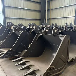 Heavy Duty Excavator Bucket With Hardox 450 Steel Construction thumbnail-2