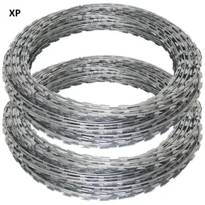 Razor Wire/cone-belly Razor Wire, Suitable for Security Fencing/galvanized Wire Mesh thumbnail-4