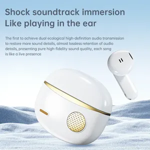New Private Mold Bluetooth Earbuds H23 Half-In-Ear TWS Headphones thumbnail-3