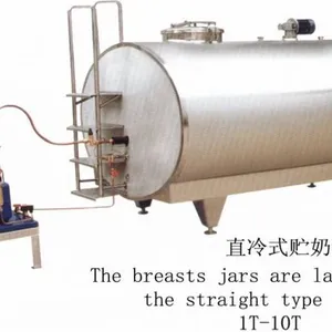 3000L Horizontal Type Milk Cooling Tank for Dairy Plant thumbnail-6