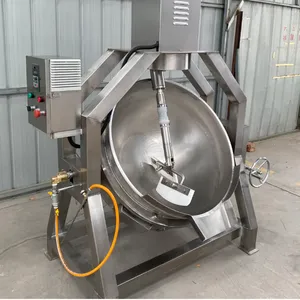 Jacket Cooking Mixing Pot by Steam or Gas Heating10 thumbnail-1