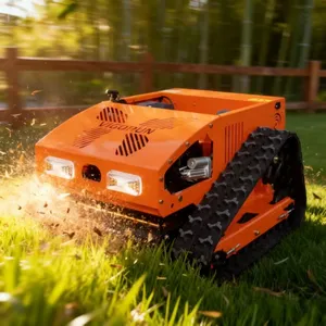 Vigorun Robotic Lawn Mower Remote Control 200m Smart Remote Control Farm Mower for Agriculture Operation thumbnail-1