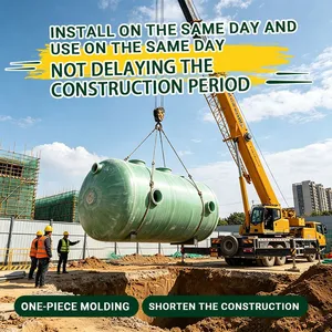 Integral Winding FRP Septic Tank Anti-leakage Underground Sewage Disposal Tank thumbnail-1