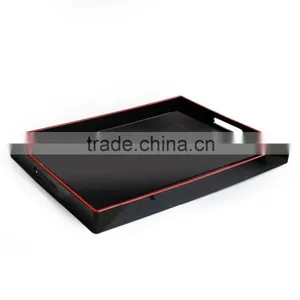 Rectangular Tray With Handle Six Color Wooden Tray thumbnail-2