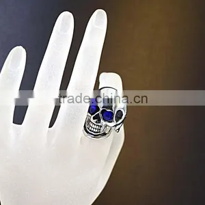 Wholesale Jewelry Manufacturer Blue Stone Ring Designs for Men Rings thumbnail-4