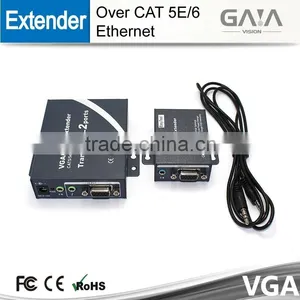 200m VGA Extender With Audio Over Cat 5e/6 Ethernet thumbnail-3
