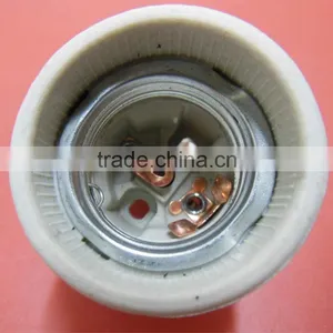 Hot Sale! Porcelain Lamp Holder E27 F519 Porcelain Lamp Socket Lamp Base Ceramic Lamp Socket Lampholder thumbnail-1