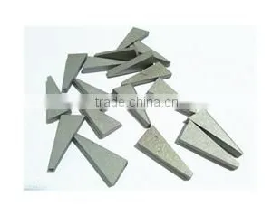 Triangle Tungsten Carbide Wear Strip , Carbide Brazing Strip for Wood Cutting thumbnail-2