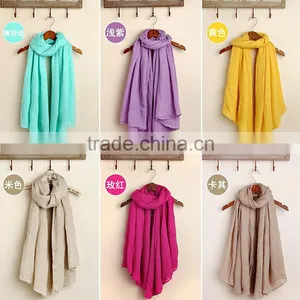Wholesale Long Soft Large Plain Viscose Shawl thumbnail-3