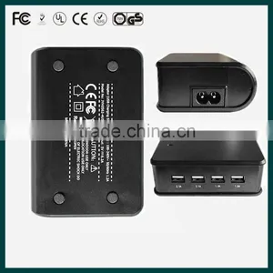 4 Ports Usb Desktop Travel Charger Approved by UL CE FCC Certificates thumbnail-4