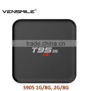 Vensmile S905 Quad Core tv Box Kodi T95M With Kodi 16.0 Preinstalled tv Box Kodi T95M Amlogic S905 tv Box T95M thumbnail-1