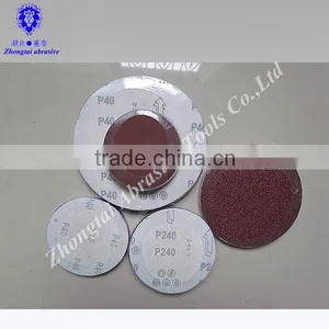 Good Quality Manfacture OEM Round Sand Paper With Hook and Loop thumbnail-3