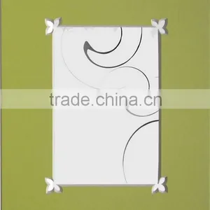 Tansy Green Color and Four Small Beautiful Carvings Matboard for Photo Frame thumbnail-1