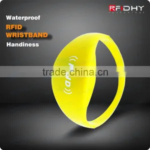Order Printed Silicone Wristbands RFID for Fitness/gym thumbnail-1