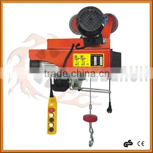 Easily Moving Electric Hoist PA Mini Wire Rope Hoist With Trolley thumbnail-1