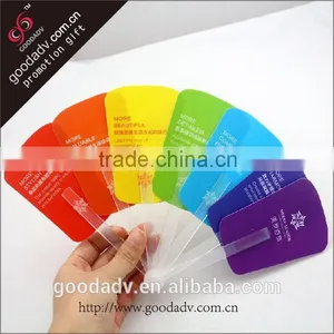 Full Color Priting pp Fan Guanzhou Factory Promotional pp Hand Fan thumbnail-1