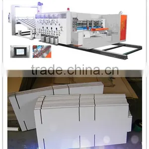 Automatic Printing Die Cutting Making Machine for Pizza Carton Box thumbnail-1