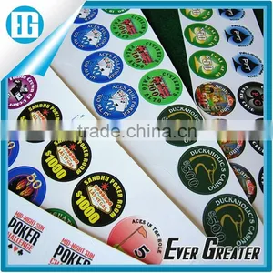 Custom Stickers Poker Chips,number Stickers for Poker Chip thumbnail-1