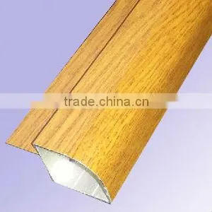 Wooden Grain Aluminum Aluminium Profile Extrusion Perfil Extrudado thumbnail-1