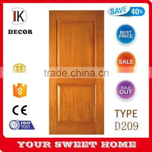 PU Lacquered Painted Finished Panel Wooden Door Leaf thumbnail-1