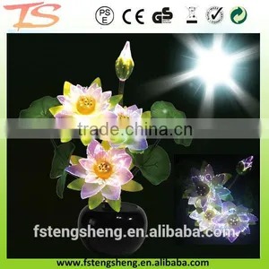 Fiber Optic Led Lotus Flower Light Wedding Decor Artificial Led Lamp thumbnail-2