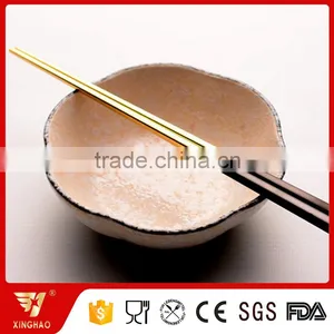2016 New Korean Japanese 18/10 Gold Titanium Stainless Steel Firm Chopsticks thumbnail-1