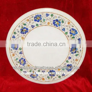 Marble Inlay Coffee Table Tops thumbnail-1