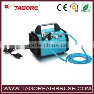 Tagore TG218 New Fashion Wholesale Cheap Portable Professional Micro Airbrush Compressor Sets thumbnail-1