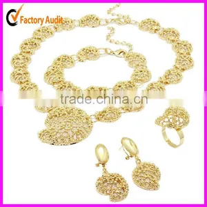 Gold Plated Women Fashion Jewelry Set thumbnail-1