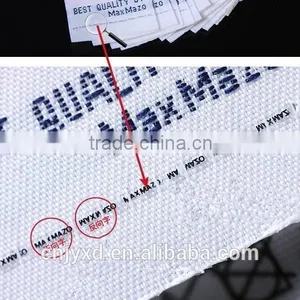 Professional Laser Printed Holographic Garment Woven Label thumbnail-3